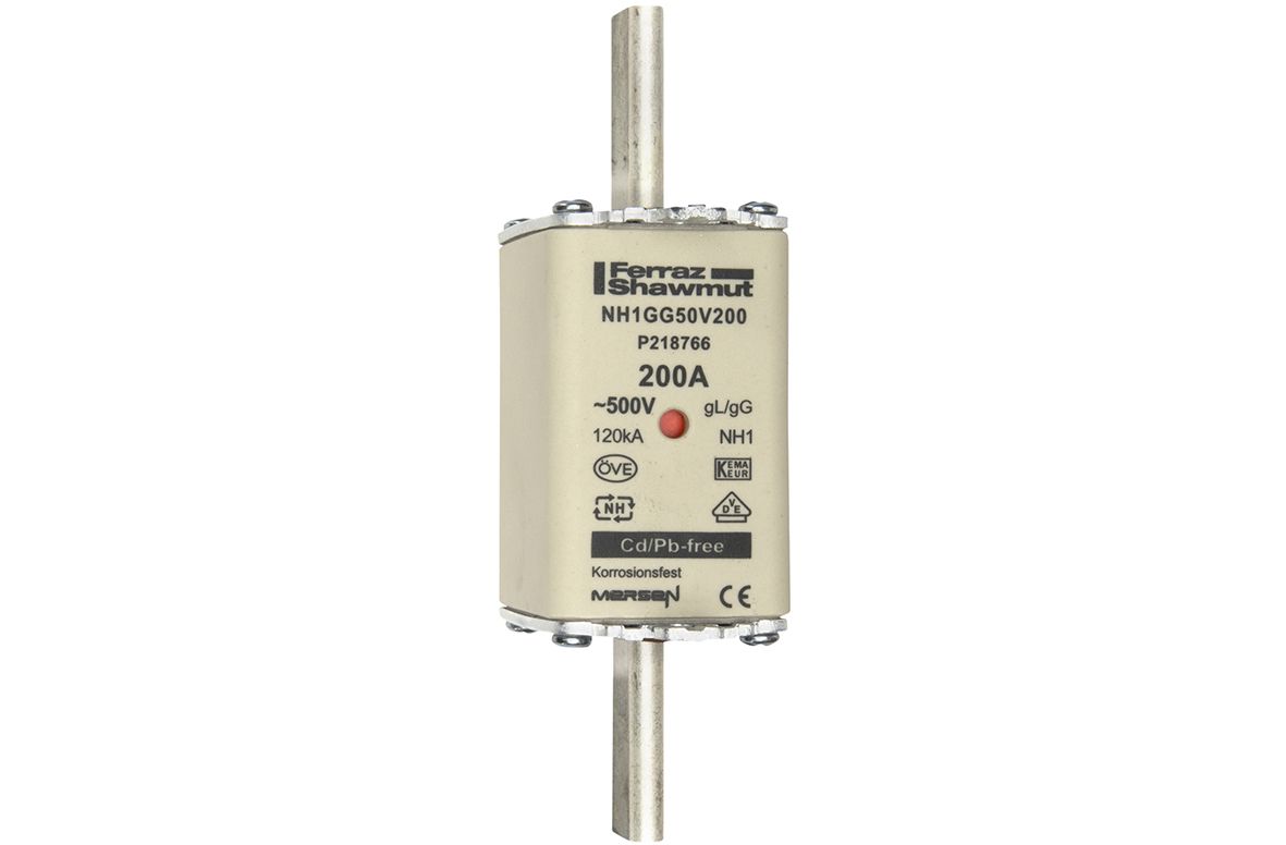 P218766 - NH fuse-link gG, 500VAC, size 1, 200A double indicator/live tags